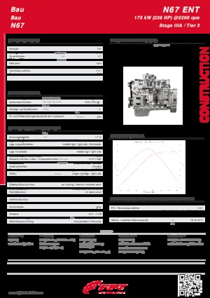 Двигуни FPT Industrial N67 ENT (175 kW)