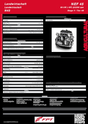 Двигуни FPT Industrial NEF 45 