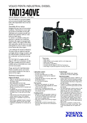 Двигуни Volvo Penta TAD1340VE