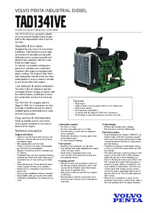 Двигуни Volvo Penta TAD1341VE