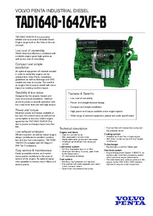 Двигуни Volvo Penta TAD1640VE-B
