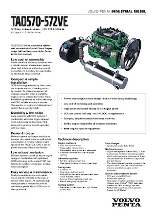 Двигуни Volvo Penta TAD570VE