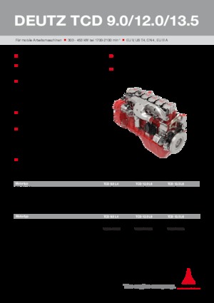 Двигуни Deutz TCD 12.0 L6