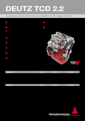 Двигуни Deutz TCD 2.2 L3