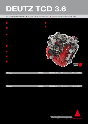 Двигуни Deutz TCD 3.6 L4