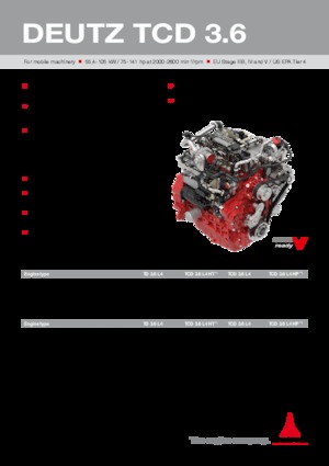 Двигуни Deutz TCD 3.6 L4