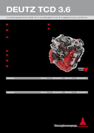 Двигуни Deutz TCD 3.6 L4 HP
