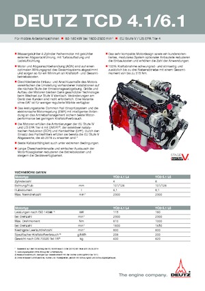 Двигуни Deutz TCD 4.1 L4