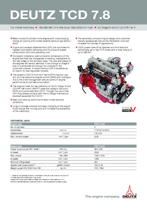 Двигуни Deutz TCD 7.8 L6