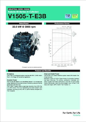 Двигуни Kubota V1505-T-E3B