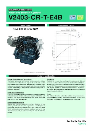 Двигуни Kubota V2403-CR-T-E4B