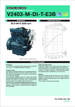 Двигуни Kubota V2403-M-DI-T-E3B