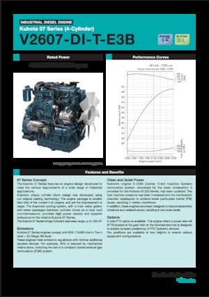 Двигуни Kubota V2607-DI-T-E3B