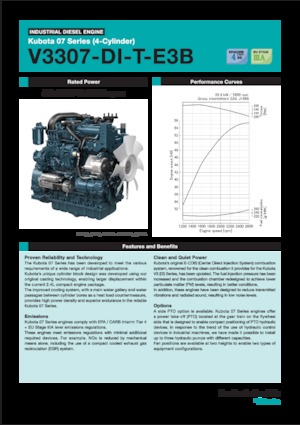 Двигуни Kubota V3307-DI-T-E3B