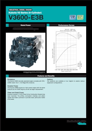 Двигуни Kubota V3600-E3B