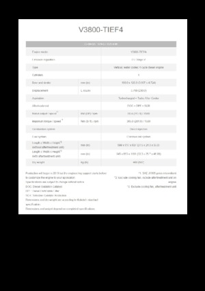 Двигуни Kubota V3800-TIEF