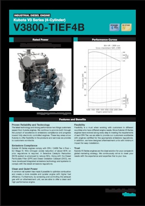 Двигуни Kubota V3800-TIEF4B