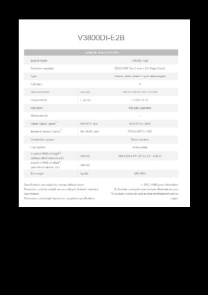 Двигуни Kubota V3800DI-E2B