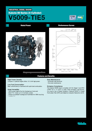 Двигуни Kubota V5009-TIE5