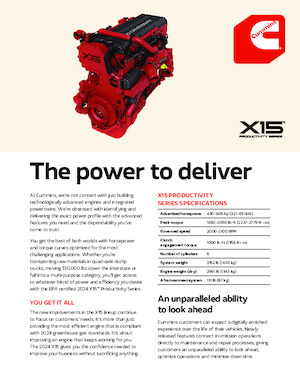 Двигуни Cummins X15