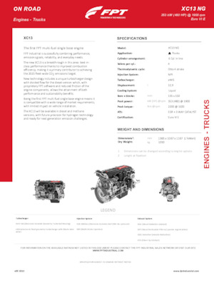Двигуни FPT Industrial XCursor13 NG (353 kW)