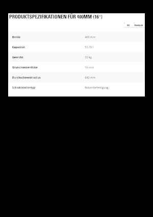 Ківш для екскаватора Caterpillar 400 MM
