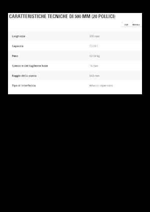 Ківш для екскаватора Caterpillar 500 MM