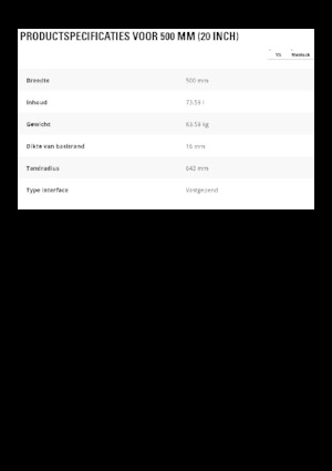 Ківш для екскаватора Caterpillar 500 MM