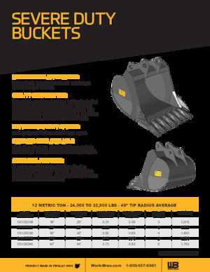 Ківш для екскаватора Werk-Brau EX35SD