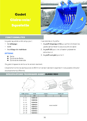 Ківш для екскаватора Arden R30V31S