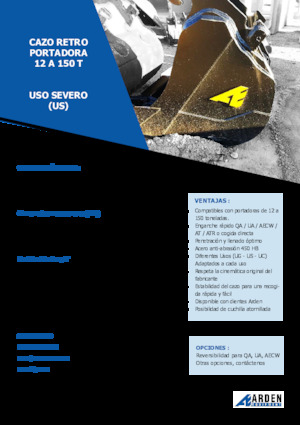 Ківш для екскаватора Arden R30S31