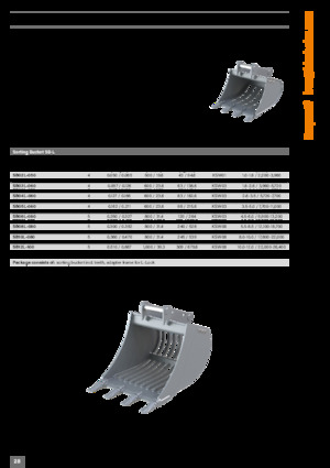 Ківш для екскаватора Kinshofer SB05L-080