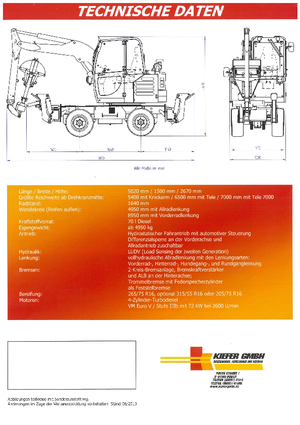 Екскаватори для цементного використання Reform Werke Boki 6552