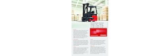 Електричні вибухозахищені навантажувачі Linde E15 triplex 