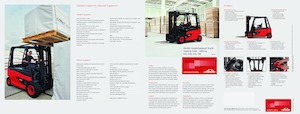 Електричні навантажувачі Linde E50/600HL triplex