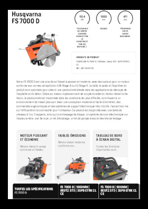 Швонарізники Husqvarna FS 7000 D