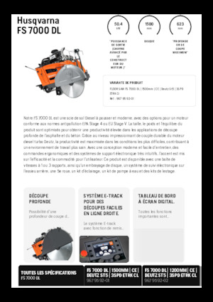 Швонарізники Husqvarna FS 7000 DL