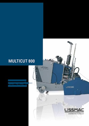 Швонарізники Lissmac Multicut 800 G