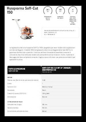 Швонарізники Husqvarna Soff-Cut® 150
