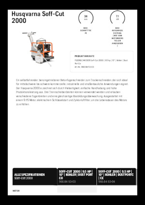 Швонарізники Husqvarna Soff-Cut® 2000