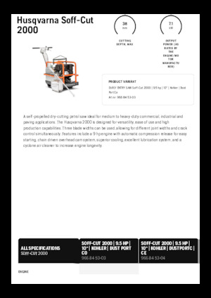 Швонарізники Husqvarna Soff-Cut® 2000