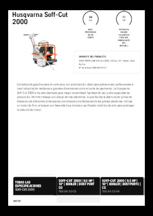 Швонарізники Husqvarna Soff-Cut® 2000