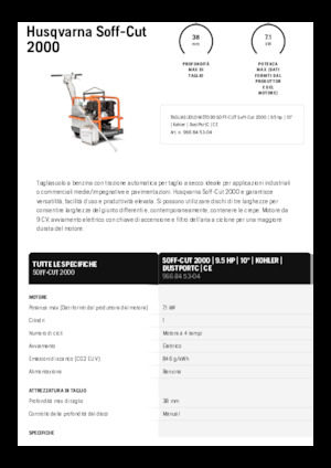 Швонарізники Husqvarna Soff-Cut® 2000