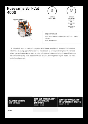 Швонарізники Husqvarna Soff-Cut® 4000