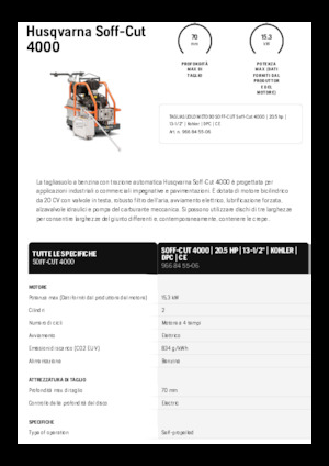 Швонарізники Husqvarna Soff-Cut® 4000
