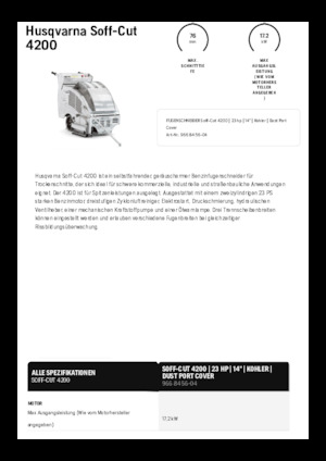 Швонарізники Husqvarna Soff-Cut® 4200