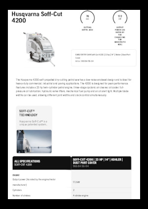 Швонарізники Husqvarna Soff-Cut® 4200