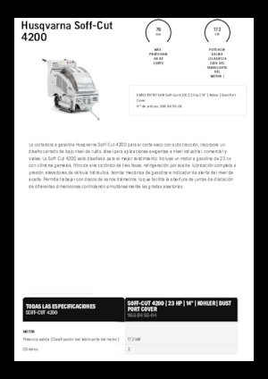 Швонарізники Husqvarna Soff-Cut® 4200