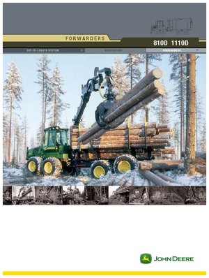 Форвардери John Deere 1110 D