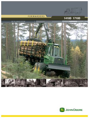 Форвардери John Deere 1410 D